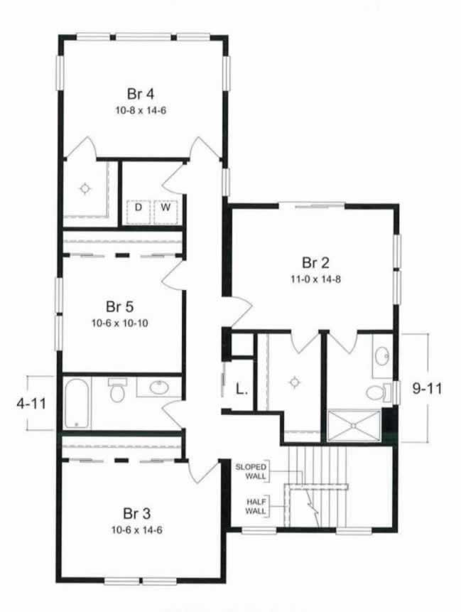 The second floor consisting of 4 bedrooms, 2 baths and the washer drier area enables the homeowner to do the laundry on the upper floor of this approx. 2500 Sq. Ft. home, while entertaining downstairs.